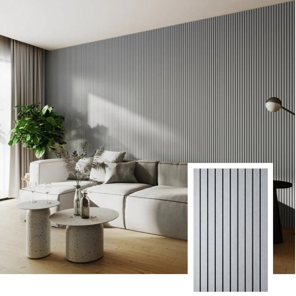 Premium Acoustic Wood Slat Panel — Natural Oak (2.7 × 1.10 m)